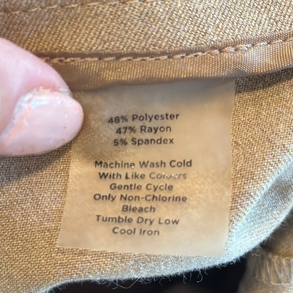 Talbots petite classic side zip slim pants size 8P - Picture 10 of 11